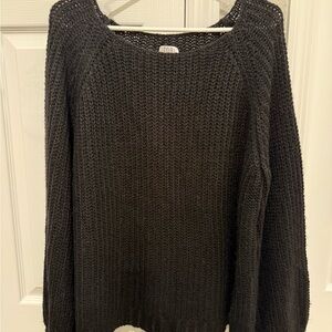 Tobi Charcoal Knit Sweater
